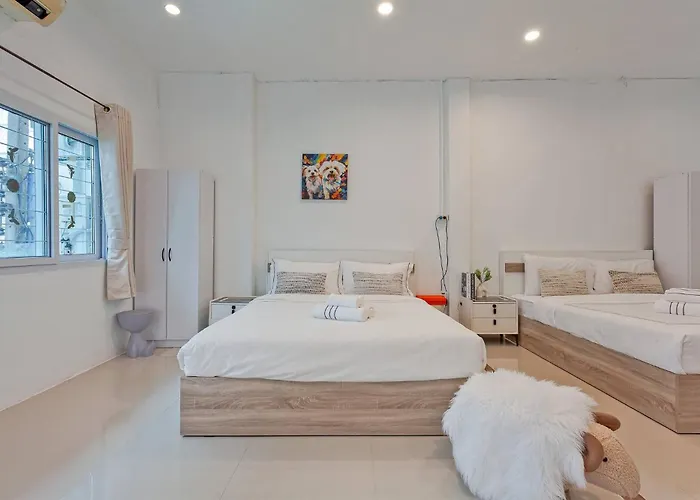 Cocos Townhouse Bts Onnut 350 Meters 3br3bth 펜션 *