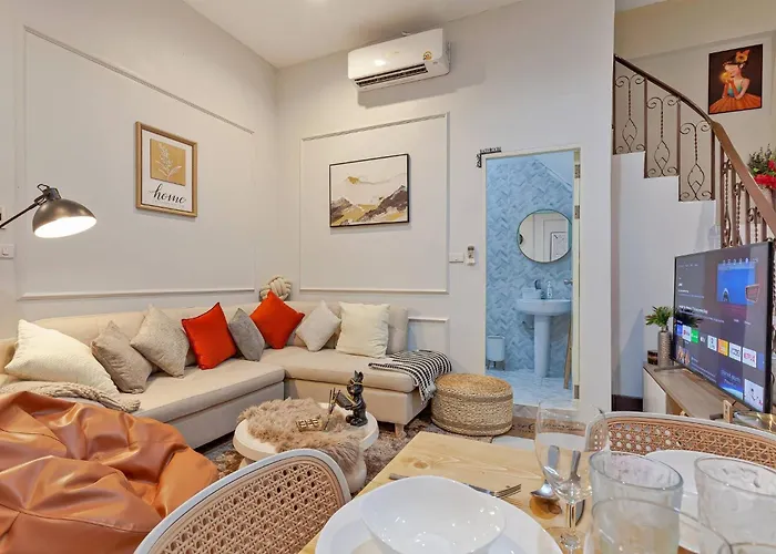 펜션 Cocos Townhouse Bts Onnut 350 Meters 3br3bth